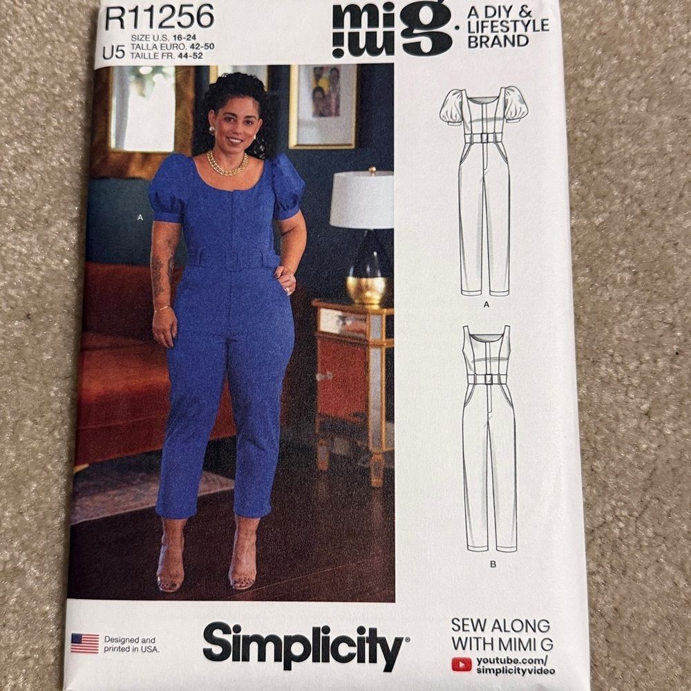 Simplicity women's Jumpsuit sewing pattern